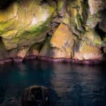Speedboat Inside the Green Cave on Kalamota Island: Discovering Nature's Beauty