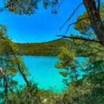 Turquoise Waters of Mljet Island's Lake: Nature's Tranquil Gem