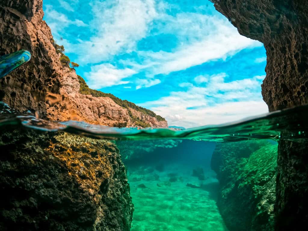 Diving in the Three Caves Passage: Underwater Adventure